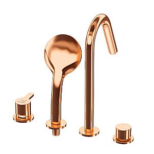 Смеситель для ванны Cezares Leaf BVDM4-SS купить в интернет-магазине сантехники Sanbest