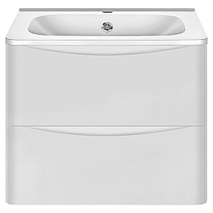 Тумба с раковиной Vincea PAOLA VMC-2P600GW + VCB-2VP600W 60 белая для ванной в интернет-магазине Sanbest