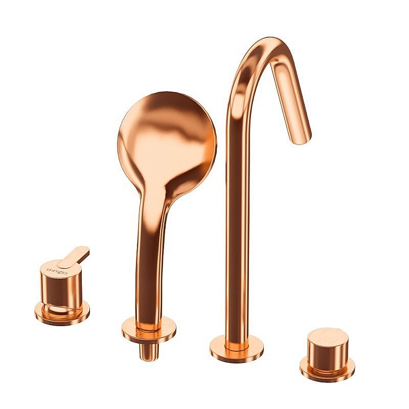 Смеситель для ванны Cezares Leaf BVDM4-SS купить в интернет-магазине сантехники Sanbest