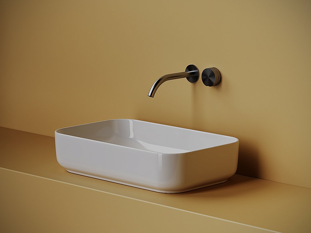 Раковина накладная Ceramica Nova Element 605 CN5044 белая купить в интернет-магазине Sanbest