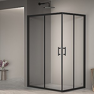 Душевой уголок RGW Passage PA-146B 70х90 020814679-14 стекло прозрачное/профиль черный купить в интернет-магазине Sanbest