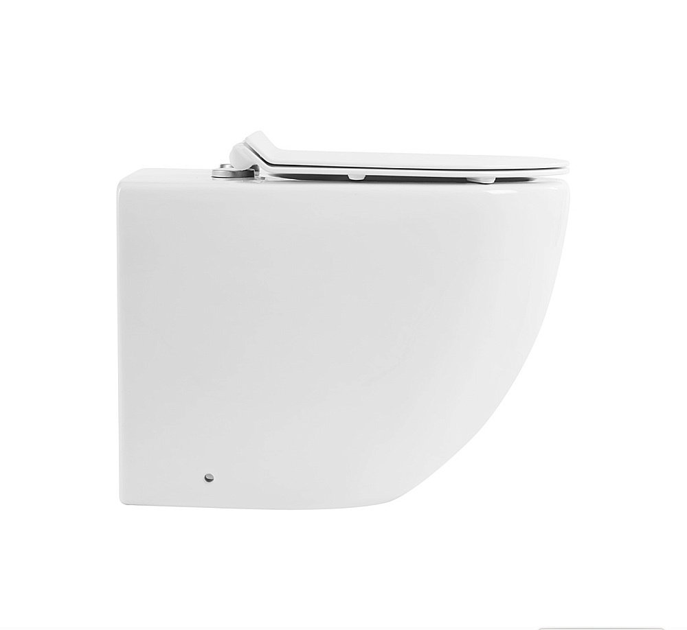 Унитаз приставной BelBagno SFERA-R BB2141CBR безободковый купить в интернет-магазине Sanbest