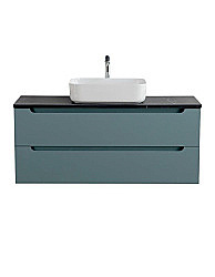Тумба с раковиной и столещницей BelBagno 90 ETNA-900-2C-SO-AO+KEP-90-MNO-W0 голубая матовая для ванной в интернет-магазине Sanbest