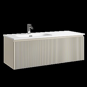 Тумба с раковиной Sancos Snob R 1.0 SNR1.0120LCE/SNR1.0120RCE Beige Soft для ванной в интернет-магазине Sanbest