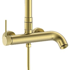 Душевая система Elghansa RADIANT XQ 2347281-2R-MattGold матовое золото купить в интернет-магазине сантехники Sanbest