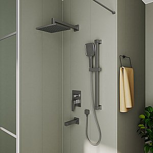Душевая система Rush Thira TR3635-60Grey графит купить в интернет-магазине сантехники Sanbest