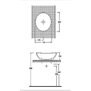 Раковина beWash Ontario 40 35381001 белая глянцевая купить в интернет-магазине Sanbest
