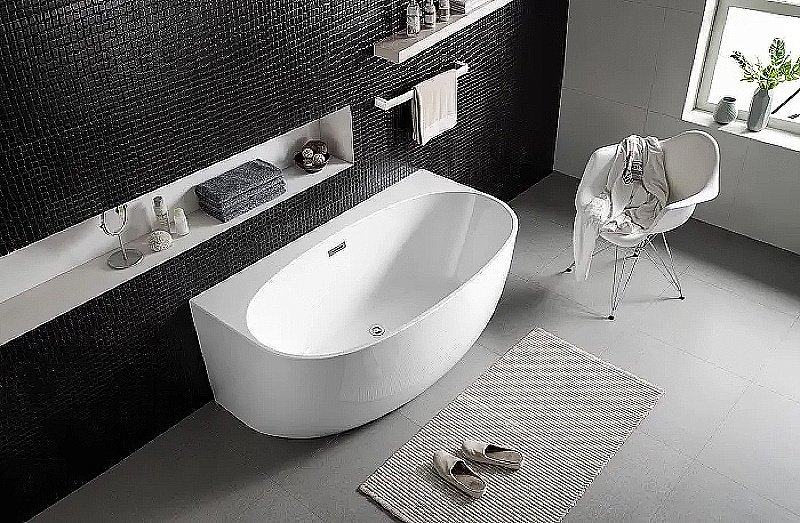 Ванна акриловая Azario Cambridge 170x88 купить в интернет-магазине Sanbest