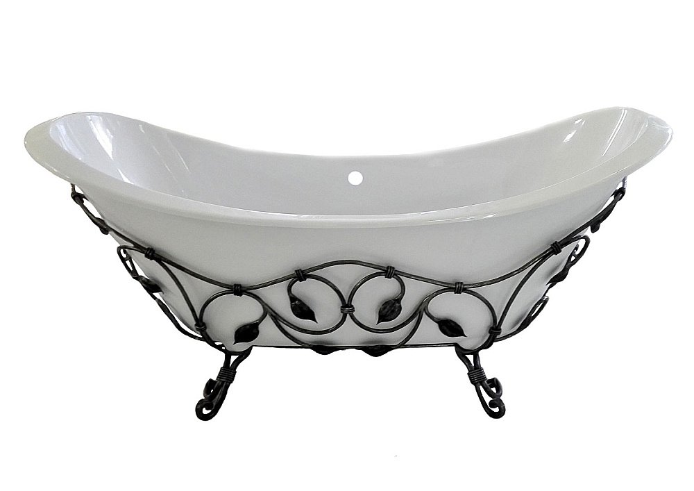 Ванна Эстет Скарлетт silk 180x77 белая матовая купить в интернет-магазине Sanbest