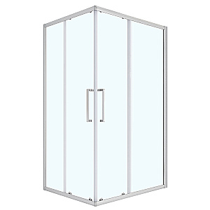 Душевой уголок Loranto Sunway 120х80 CS-AB01S-128 стекло прозрачное/профиль сатин купить в интернет-магазине Sanbest