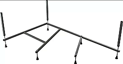 Каркас металлический Vagnerplast Cavallo OFFSET 160 x 90 купить в интернет-магазине сантехники Sanbest