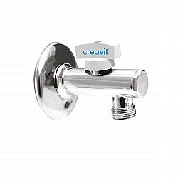 Угловой вентиль Creavit FA001 хром купить в интернет-магазине сантехники Sanbest