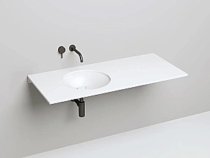 Раковина врезная снизу столешницы Salini MAREA 08 1802208M 42 из искусственного камня S-Stone, белая матовая купить в интернет-магазине Sanbest