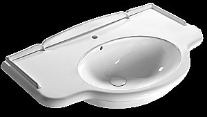 Консоль напольная с раковиной GLOBO Paestum 90 хром для ванной в интернет-магазине сантехники Sanbest