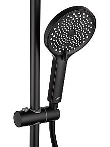 Душевая система с термостатом WONZON & WOGHAND The ONE WW-B3094-MB черный матовый купить в интернет-магазине сантехники Sanbest