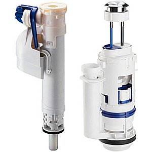 Смывное устройство для унитаза Timo Reko SA-2001(Geberit02) хром купить в интернет-магазине сантехники Sanbest