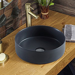 Раковина накладная Azario 36 AZ3134MDG темно-серая матовая купить в интернет-магазине Sanbest