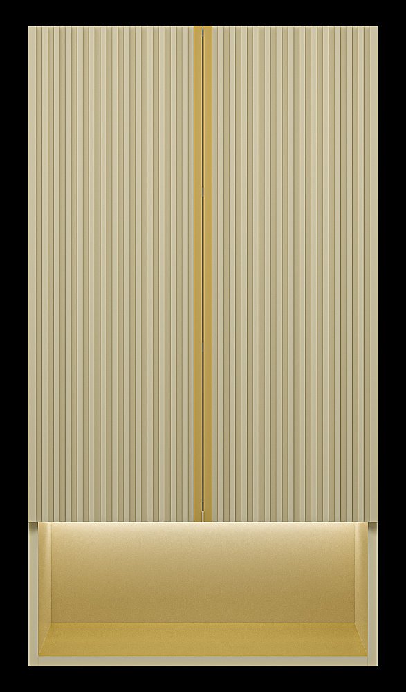 Шкаф подвесной Misty Vega 60 VEG-08060-031 кремовый для ванной в интернет-магазине сантехники Sanbest