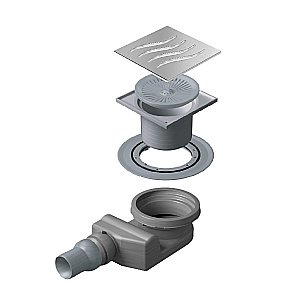 Душевой трап PESTAN Confluo Standard Tide 4 15x15 без рамки купить в интернет-магазине Sanbest