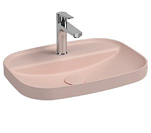 Раковина ISVEA Infinity 55 10NF50055SV-2S лососевый матовый купить в интернет-магазине Sanbest