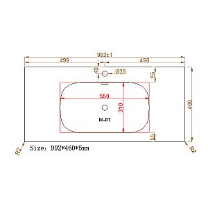 Раковина Oliveeka 100 M115B100 темно-коричневая купить в интернет-магазине Sanbest