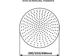 Верхний душ Aquanet Passion AF301-84-RXL купить в интернет-магазине сантехники Sanbest