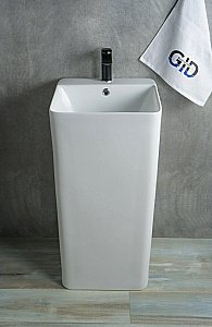 Раковина напольная Gid Autonomo 42 Nb148 81117 белая купить в интернет-магазине Sanbest