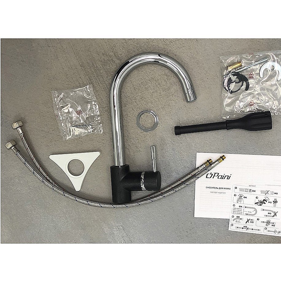 Смеситель для кухни PAINI Cox 78H4572CRL2LMKM хром купить в интернет-магазине сантехники Sanbest