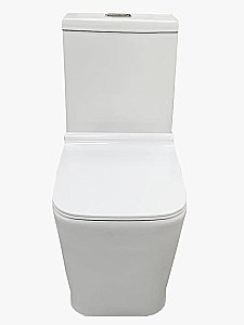 Унитаз-моноблок Laguraty 9056A белый, безободковый, с крышкой микролифт купить в интернет-магазине Sanbest