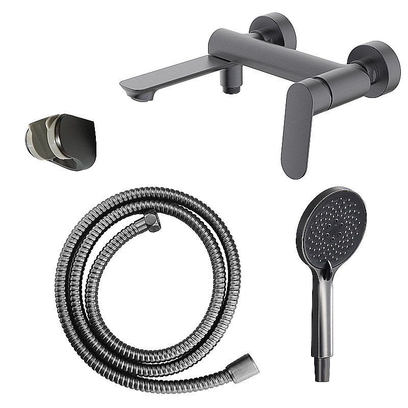 Смеситель для ванны Azario Alanti AZ-K3032GR графит купить в интернет-магазине сантехники Sanbest