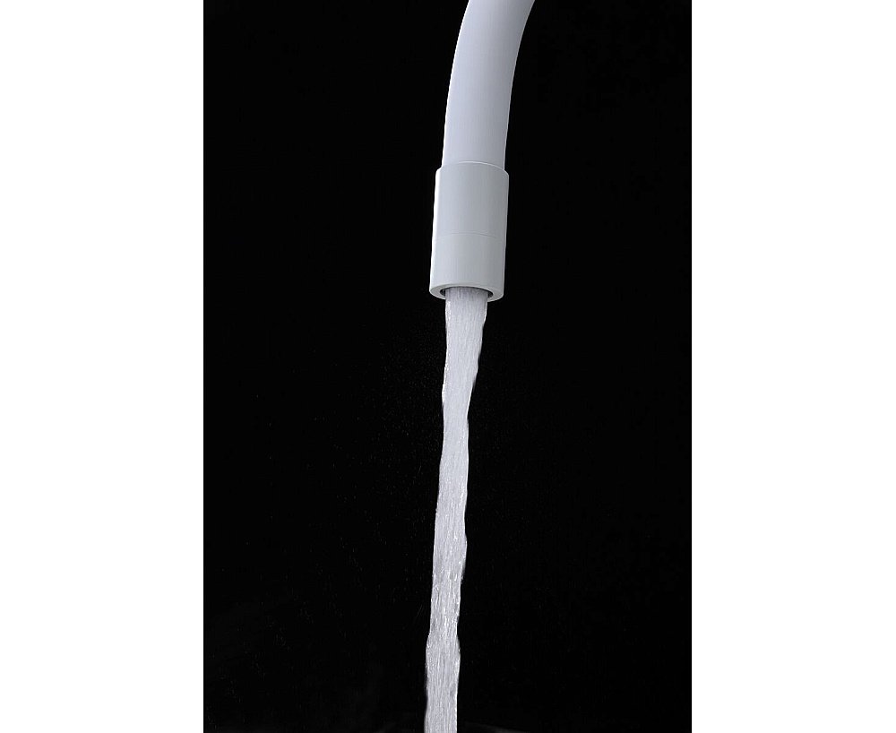 Смеситель для кухни Paulmark Salix Sa213419-WH белый матовый купить в интернет-магазине сантехники Sanbest