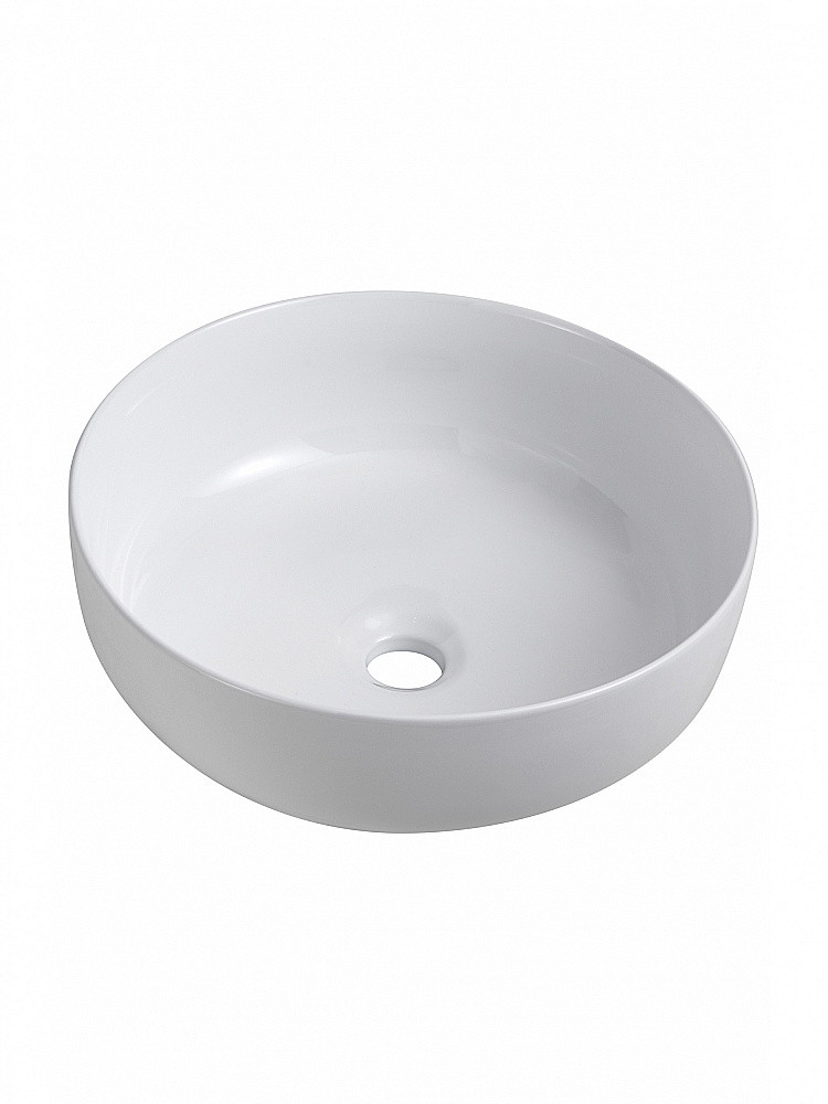 Раковина накладная Wonzon & Woghand Erie WW-RN4076-GW белая глянцевая купить в интернет-магазине Sanbest