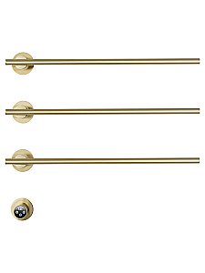 Полотенцесушитель электрический встраиваемый WONZON & WOGHAND DORTMUND, Брашированное золото (WW-A363-BG) купить в интернет-магазине сантехники Sanbest