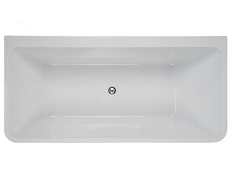 Ванна акриловая CeruttiSpa LUGANO 170х75 9344 белая купить в интернет-магазине Sanbest