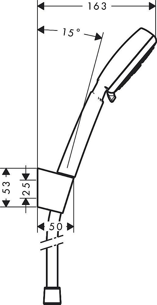 Душевая гарнитура Hansgrohe Crometta 100 Vario 26666400 купить в интернет-магазине сантехники Sanbest