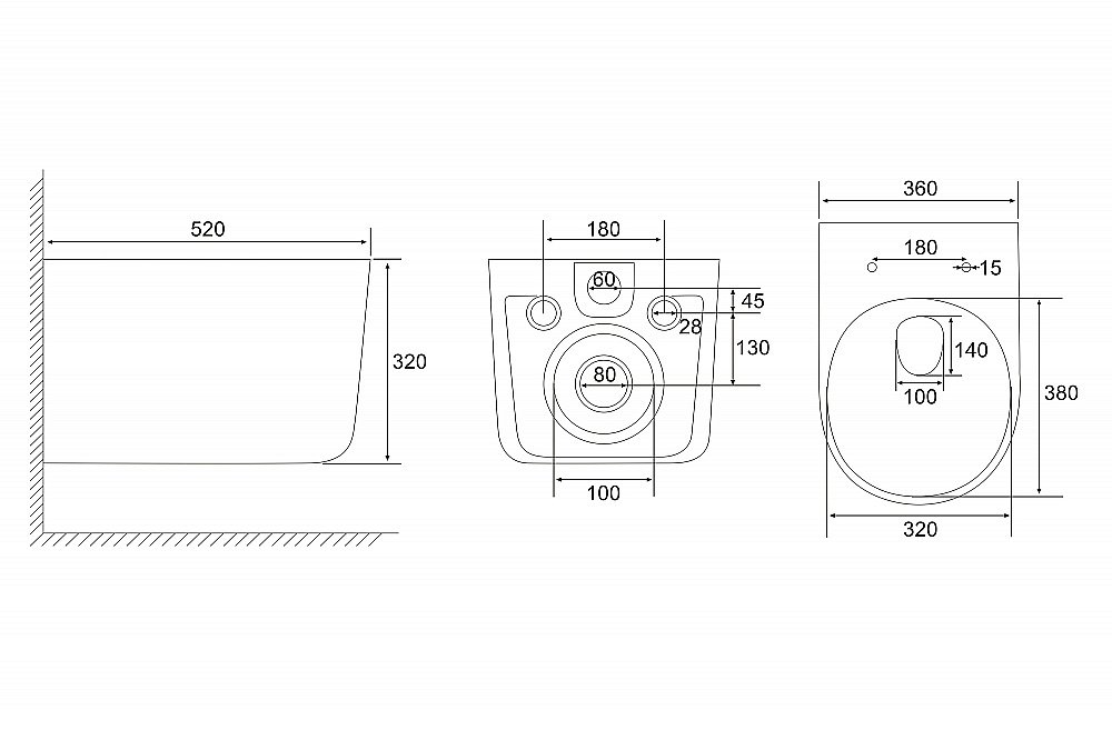 Унитаз подвесной Abber Ultra AC1302 белый, безободковый, с крышкой микролифт купить в интернет-магазине Sanbest