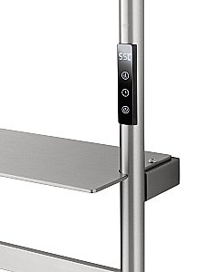 Полотенцесушитель электрический WONZON & WOGHAND DÜSSELDORF, Брашированный никель (WW-A203-BR) купить в интернет-магазине сантехники Sanbest