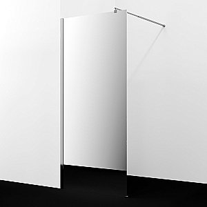 Душевое ограждение WasserKRAFT Rur 30W40-MR 120 стекло зеркальное/профиль серебристый купить в интернет-магазине Sanbest