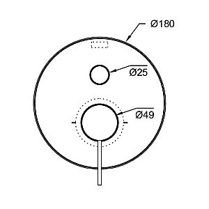 Смеситель для душа Jacob Delafon METRO E78021-4A-CP хром купить в интернет-магазине сантехники Sanbest