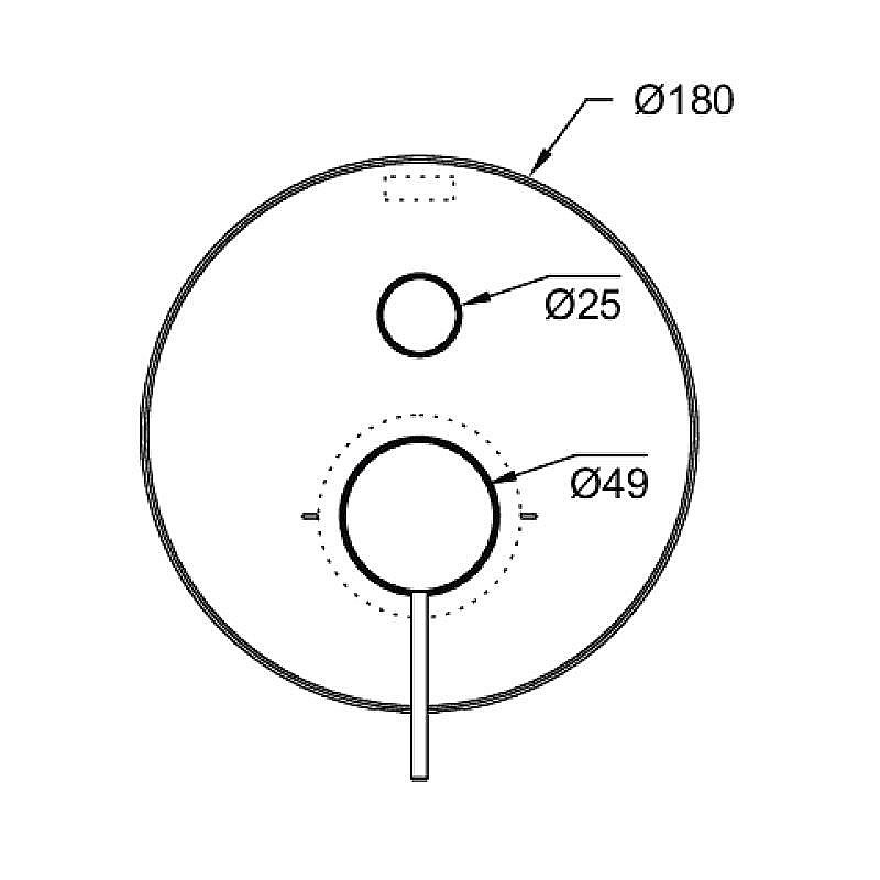 Смеситель для душа Jacob Delafon METRO E78021-4A-CP хром купить в интернет-магазине сантехники Sanbest