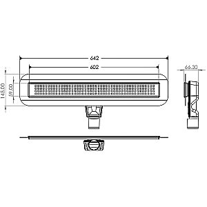 Душевой лоток Timo Basic BSSG-60 S50Rb купить в интернет-магазине Sanbest