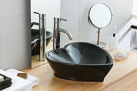 Раковина Creavit Love 45 TP149.40000 45 черная купить в интернет-магазине Sanbest