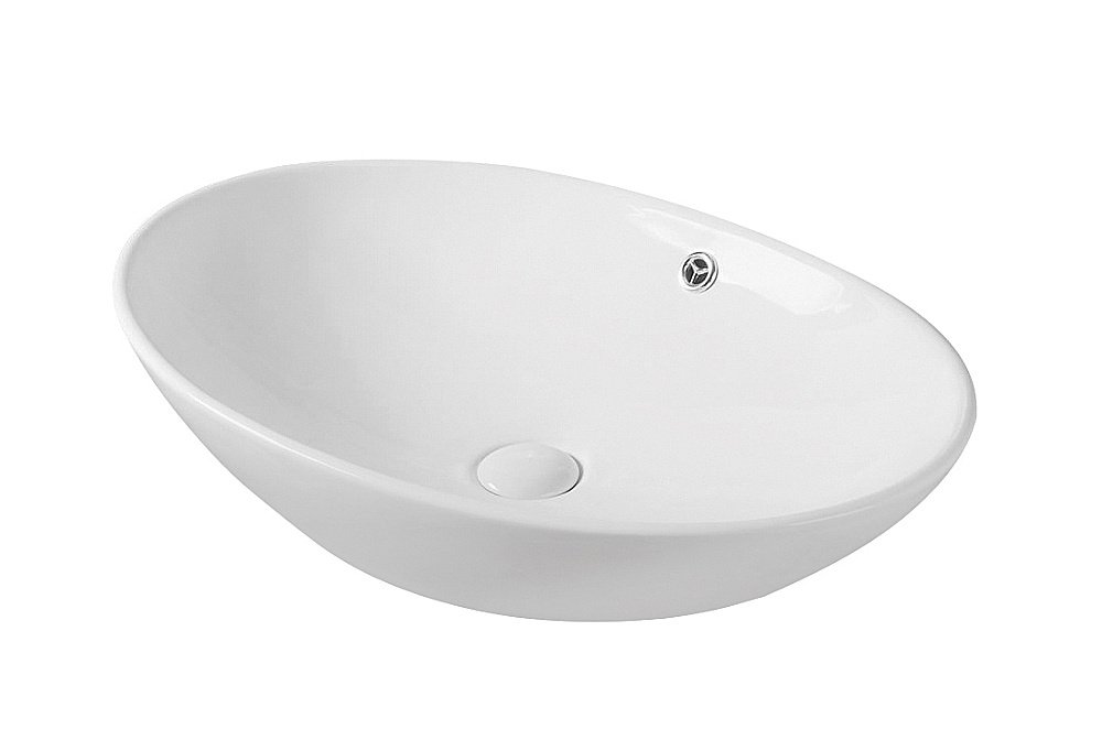 Раковина накладная Gid Lago 63,5 N9007 51207 белая купить в интернет-магазине Sanbest