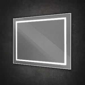 Зеркало BelBagno Kraft SPC-KRAFT-1000-800-SENS-AL сатин в ванную от интернет-магазине сантехники Sanbest