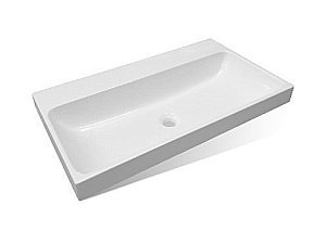 Тумба с раковиной Эстет Malibu Luxe 155 любой цвет тумбы и раковины с блестками под заказ для ванной в интернет-магазине Sanbest