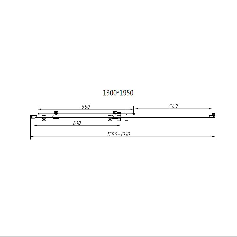Душевая дверь Vincea Como-N 130 VDS-4CN130CLB стекло прозрачное/профиль черный купить в интернет-магазине Sanbest