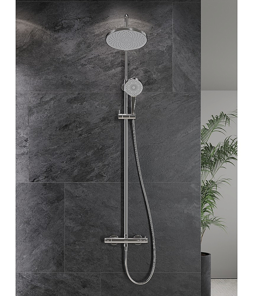 Душевая система Agger Easy A3151200 хром купить в интернет-магазине сантехники Sanbest