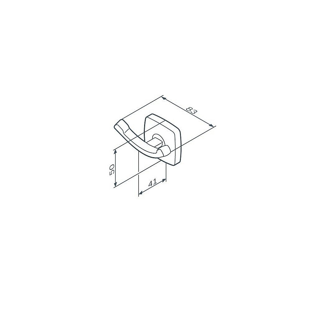 Крючок двойной AM.PM GEM A9035622 купить в интернет-магазине сантехники Sanbest