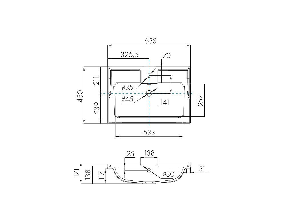Тумба с раковиной Акватон Леон 65 Н дуб бежевый для ванной в интернет-магазине Sanbest