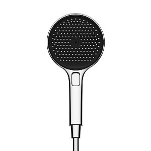 Душевая лейка Sancos Nok round SC6001CH-B хром/черный матовый купить в интернет-магазине сантехники Sanbest